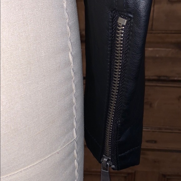 Black biker jacket - Picture 4 of 6